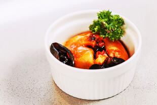 美味海鲜焗饭