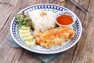 日式炸鱼饭套餐