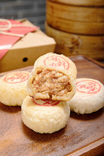 美味鲜肉月饼诱人呈现