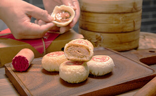 手工制作的美味中式糕点