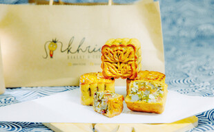 传统美味月饼展示