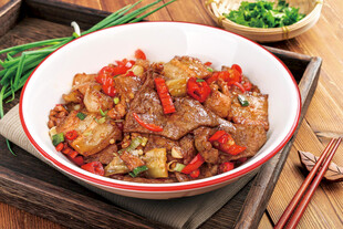 辣椒炒五花肉