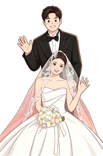 动漫婚纱照