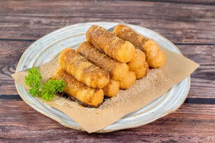 红糖糍粑美食图片