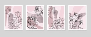 花卉艺术画作展示