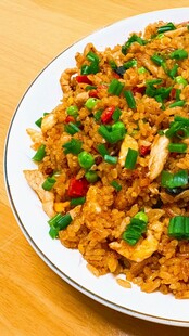 美味虾仁蛋炒饭