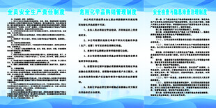 危化品制度牌