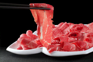 鲜切牛肉肉质鲜嫩欲滴