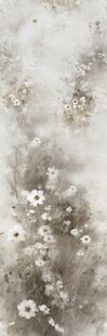 淡雅银白花卉纹理背景