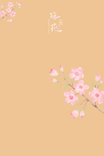 粉色花卉