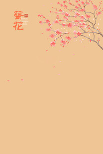 粉色花卉