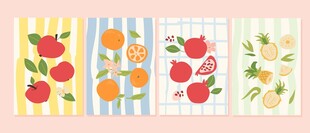 水果装饰挂画