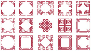 矢量花边
