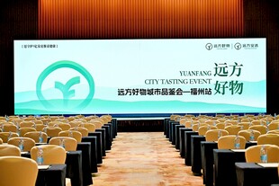 宽敞会议厅内的大型屏幕