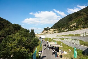 山间公路骑行风景