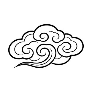 中式传统云纹图案
