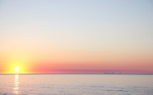 海上日出美景