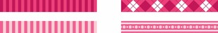多样红色条纹几何图案