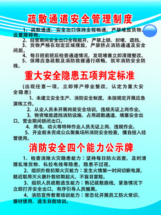 废品回收站安全制度牌展板
