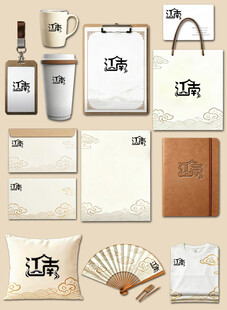 中式文创周边产品展示