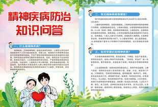 精神疾病防治知识问答