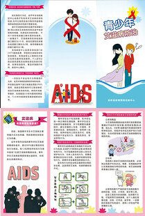 艾滋病预防宣传页