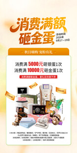 砸金蛋海报设计