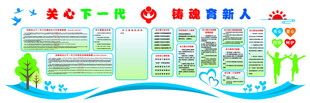关工委背景墙