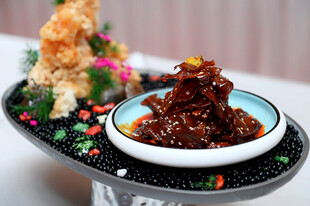 美味中式菜肴灯影牛肉