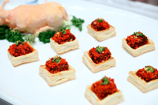 酥皮怪味牛小排
