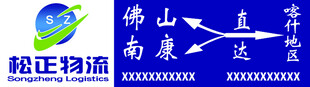 物流公司展板