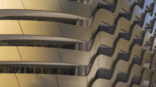 现代建筑外观独特景致