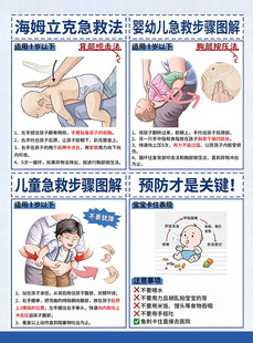 海姆立克急救法婴幼儿急救步骤