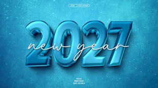 2027 新年海报