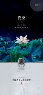 水墨莲花禅意古风画面