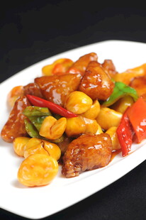 板栗炒迷你粽