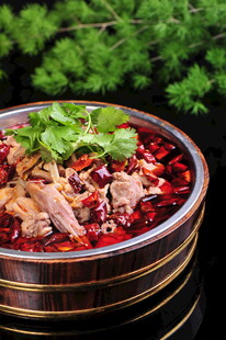 麻辣鲜香的特色水煮肉片