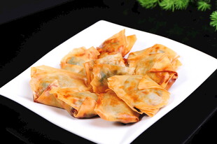 美味油炸馄饨 