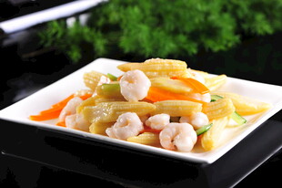 虾仁时蔬小炒