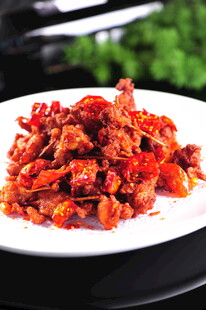  牛肉粒
