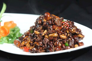 豆豉炒肉丁