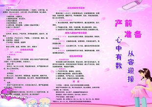 女性健康知识宣传页