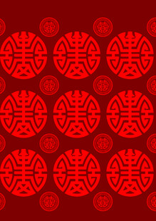 红色中式传统
