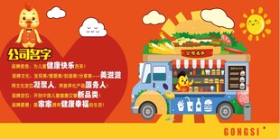 炸鸡汉堡儿童餐车促销活动海报