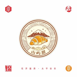 烘焙店标志原创设计