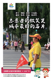 志愿者街头服务展风采