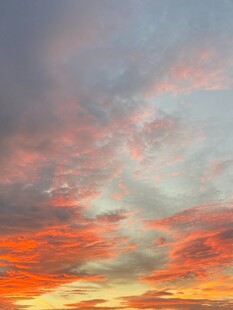 绚丽晚霞天空美景