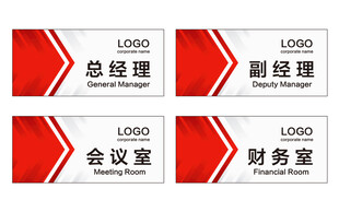 公司科室牌