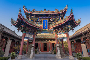 中式古典牌坊建筑景观