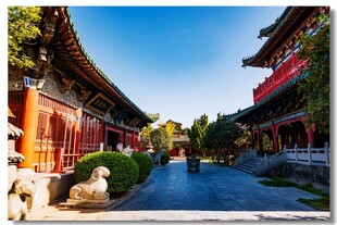 古色古香的中式庭院景观